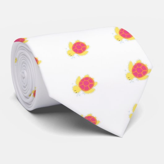 Cute Zee Turtle Stropdas (Opgerold)