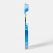 Cute Zee Turtle voor een tropisch eiland iPhone Hoesje (Linkerkant)