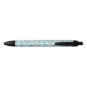 Cute Zee Turtles Pattern School Zwarte Inkt Pen (Achterkant)