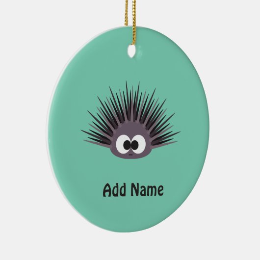 Cute zee Urchin Keramisch Ornament (Rechts)