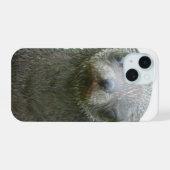 Cute Zeehond Jong iPhone 15 Hoesje (Achterkant horizontaal)
