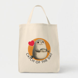 Cute Zeehondentassen Tote Bag