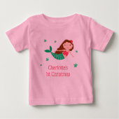 Cute Zeemeermin 1e Kerstmis (Voorkant)