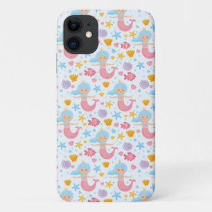 Cute Zeemeermin Oceaan Zeester Pastel Zomer Case-Mate iPhone Case