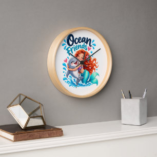 Cute Zeemeermin Oceaangenoten Dolfijn Sleutelhange