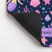 Cute Zeemeermin Patroon Muismat (Hoek)