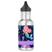 Cute Zeemeermin Patroon Waterfles (Links)