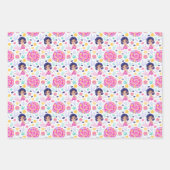 Cute Zeemeerminnen Inpakpapier Set van 3 Vel (Voorkant)