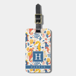Cute Zeepaardje Bagage Label