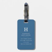Cute Zeepaardje Bagage Label (Achterkant verticaal)