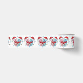 Cute Zeepaardjes Kerstlint Grosgrain Lint (Voorkant)