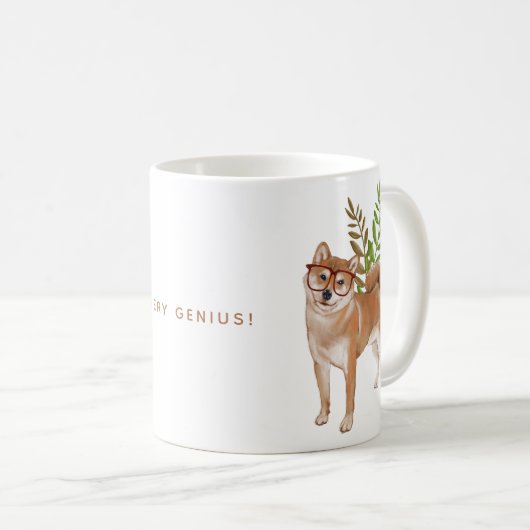 Cute Zeer Genius Cute Dopostes in meme Mok (Voorkant rechts)