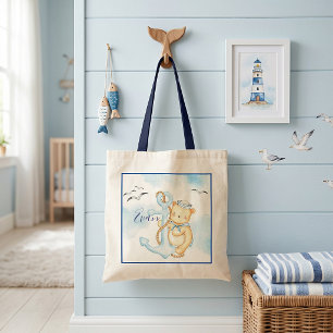 Cute zeiler beer baby boodschappentas tote bag