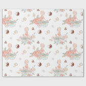 Cute Zen Yoga Meditation Lotus Namaste Gift Cadeaupapier (Vlak)