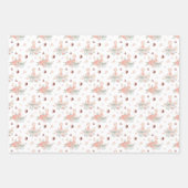 Cute Zen Yoga Meditation Lotus Namaste Inpakpapier Vel (Voorkant 3)