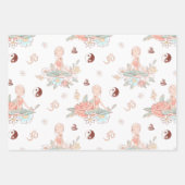 Cute Zen Yoga Meditation Lotus Namaste Inpakpapier Vel (Voorkant)