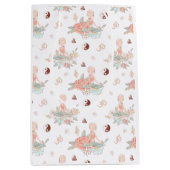 Cute Zen Yoga Meditation Lotus Namaste Medium Cadeauzakje (Voorkant)