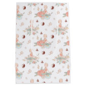 Cute Zen Yoga Meditation Lotus Namaste Medium Cadeauzakje (Achterkant)