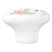 Cute Zen Yoga Meditation Lotus Namaste Pastel Keramische Knop (Zijkant)