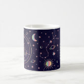 Cute Zodiac Scorpio Nutritional Facts Wrap Koffiemok (Center)