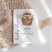Cute Zoete Kleine Egel Baby Shower Uitnodiging