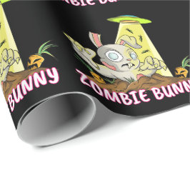 Cute Zombie Easter Rabbit Cadeaupapier
