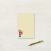 Cute Zombie Girl Illustratie Post-it® Notes (Op bureau)