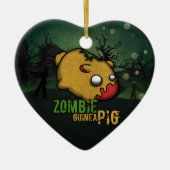 Cute Zombie Guinea Pig Keramisch Ornament (Voorkant)