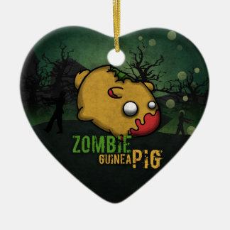 Cute Zombie Guinea Pig Keramisch Ornament