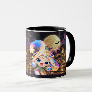 Cute Zombie Halloween Mok - Spooky Kawaii Koffie