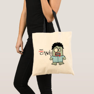Cute Zombie Halloween Trick or treat Bag Tote Bag