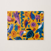 Cute Zomer Dieren Patroon Puzzel Geschenk (Horizontaal)