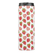 Cute zomeraardbeienpatroon thermosbeker (Achterkant)