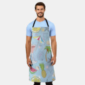 Cute zomerillustratie met watermeloen  schort (Gedragen)