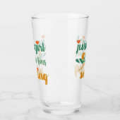 Cute zomers citaat Gewoon een meisje dat van surfe Glas (Links)