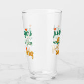 Cute zomers citaat Gewoon een meisje dat van surfe Glas (Rechts)