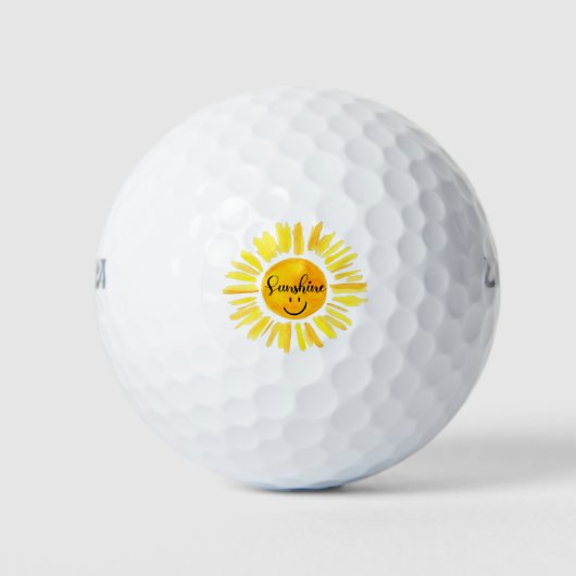 Cute zomers Vacay Mode sunshine Golfballen (Voorkant)