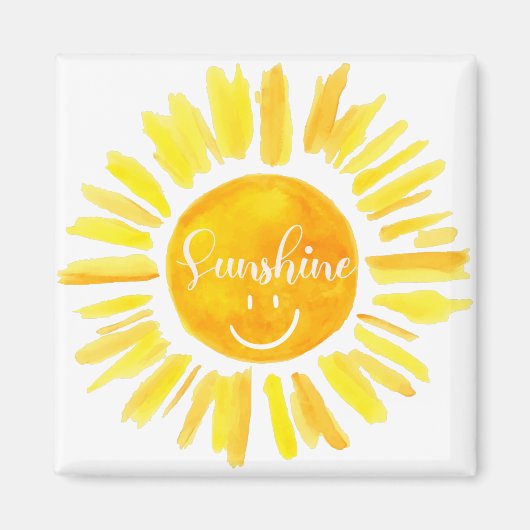 Cute zomers Vacay Mode sunshine Magneet (Voorkant)