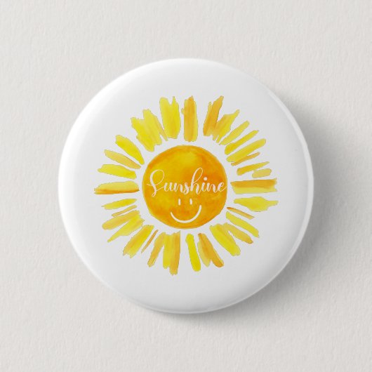 Cute zomers Vacay Mode sunshine Ronde Button 5,7 Cm (Voorkant)
