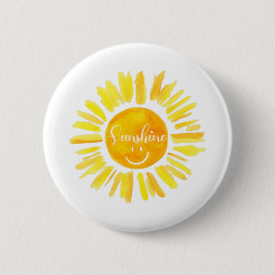 Cute zomers Vacay Mode sunshine Ronde Button 5,7 Cm