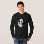 Cute Zoo Animals Happy Baby Panda Zookeeper T-shirt (Voorkant volledig)
