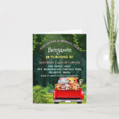 Cute Zoo jungle boerderij vrachtwagen tractor jong (Voorkant)