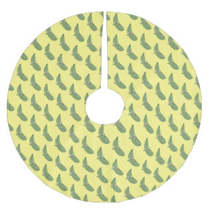 Cute zucchini happy cartoon illustratie kerstboom rok