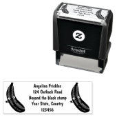 Cute zucchini happy cartoon illustratie  zelfinktende stempel (In situ)