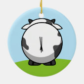 Cute Zuivel Koe Ornament (Achterkant)