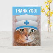 Cute Zurse Dank je Kaart (Gele Bloem)