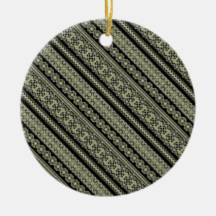 Cute zwarte olijf ukraine ornament achtergrond