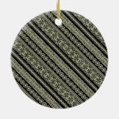 Cute zwarte olijf ukraine ornament achtergrond (Achterkant)