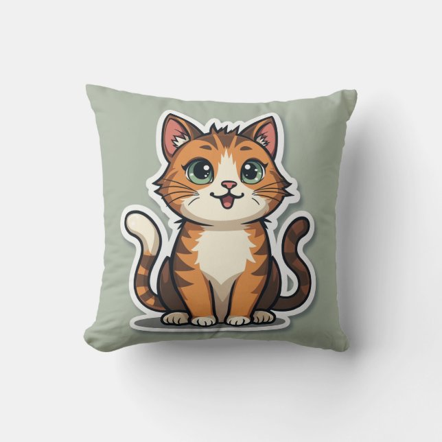 cutecat Sierkussen (Voorkant)