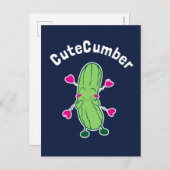 CuteCumber Briefkaart (Voorkant / Achterkant)